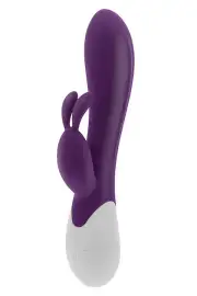 Вибратор-кролик S Pleasures Premium Corabi Rabbit, фиолетовый, ушки для клитора, 16 режимов, нагрев photo 1