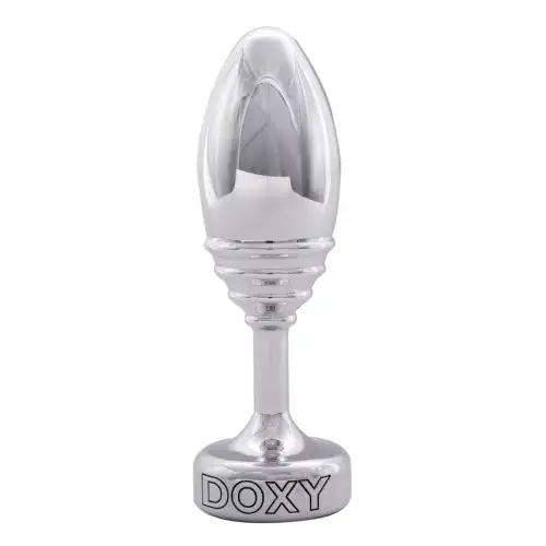 Анальная пробка DOXY Butt Plug RIBBED photo 1