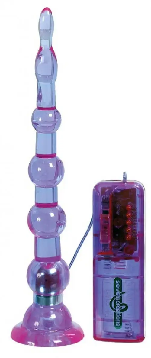 Анальный вибратор JOY TOY 9 BEADED BUTT PLUG photo 1