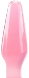 Анальная пробка BUTT PLUG PINK JELLY MEDIUM photo 2