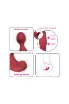 Супервибромассажер 3в1 Adrien Lastic Fusion, вибрации и пульсирующий кончик photo 2