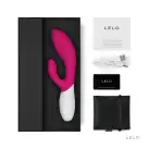 Вибратор-кролик LELO Ina Wave 2 Cerise, манящее движение ствола + вибрации photo 2