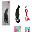 Вибратор для клитора Fun Factory VOLTA black, гибкий двойной кончик photo 8