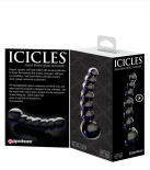 Анальная пробка Icicles No 66 Black, 12х3,5 см photo 4