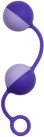 Шарики PURRFECT SILICONE DUO TONE BALLS, фиолетовые photo 1