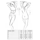 Корсет с пажами MELANIA CORSET black S/M - Passion, трусики, полупрозрачный photo 5