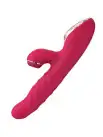 Вибратор-кролик с вакуумной стимуляцией и вращающимся стволом Kistoy A-King Max Red photo 2