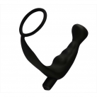 Анальный вибратор с кольцом. Силикон. photo 6