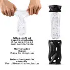 Мастурбатор Dorcel DEEP BLOW BLACK, двойное использование photo 4