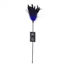 Щекоталка синяя Art of Sex - Feather Paddle, перо молодого петуха photo 3