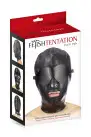 Капюшон для БДСМ со съемной маской Fetish Tentation BDSM hood in leatherette with removable mask photo 3