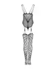 Ажурный бодистокинг под паутину Obsessive Bodystocking G325 black S/M/L, черный, комбинезон photo 6