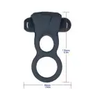 Двойное эрекционное кольцо с вибрацией Lux Active -Triad - Vibrating Dual Cock Ring, пульт ДУ photo 2