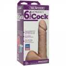 Фаллоимитатор Doc Johnson Vac-U-Lock - 6 Inch Ultraskyn Cock White photo 4