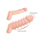 Насадка на член Kokos Extreme Sleeve ES.04 размер M, утолщающая, стимулирующий рельеф photo 2