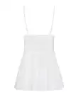 Сатиновый пеньюар с кружевом Obsessive 810-BAB-2 babydoll & thong L/XL, белый, пеньюар, танга photo 4