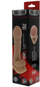Фаллоимитатор REALSTUFF REAL FEELING DONG UNCUT 7INCH photo 2