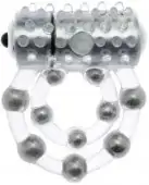 Кольцо с вибратором MAXIMUS RING (10 бусинок) photo 1