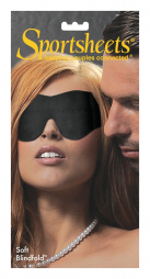 Маска на глаза Sportsheets Soft Blindfold Black photo 2