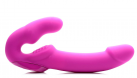 Evoke Rechargeable Vibrating Silicone Strapless Strap On - страпон 24.7х4 см. photo 1