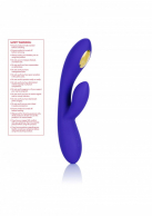 CalExotics Impulse Estim Dual Wand электростимулятор кролик с вибрацией, 12х3,25 см photo 6