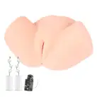 Мастурбатор-полуторс Kokos Samanda 2WayPlus с вибрацией и массажем, два входа: вагина и попка photo 1