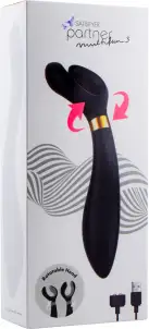 Satisfyer Partner Multifun 3 - многофункциональный вибратор для соло-игр и для пар, черный photo 4